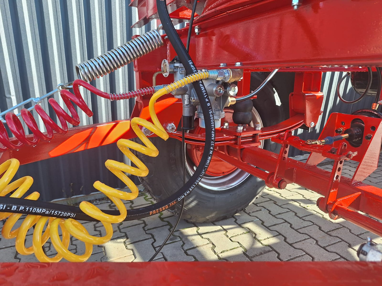 Ny Tippvagn för lantbruk Techmont Anhänger / Trailer / Remorque / Rimorchio / Прицеп двухоосный бортовой / Przyczepa dwuosiowa PTD16 12 t: bild 11