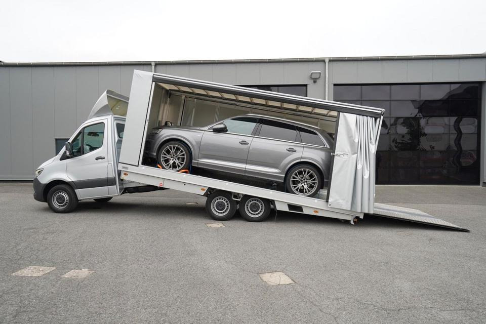 Mercedes-Benz Sprinter 619 ALGEMA BLITZLADER 2 - GESCHLOSSEN - Biltransportbil lastbil, Transportbil: bild 1 Mercedes-Benz Sprinter 619 ALGEMA BLITZLADER 2 - GESCHLOSSEN - Biltransportbil lastbil, Transportbil: bild 1