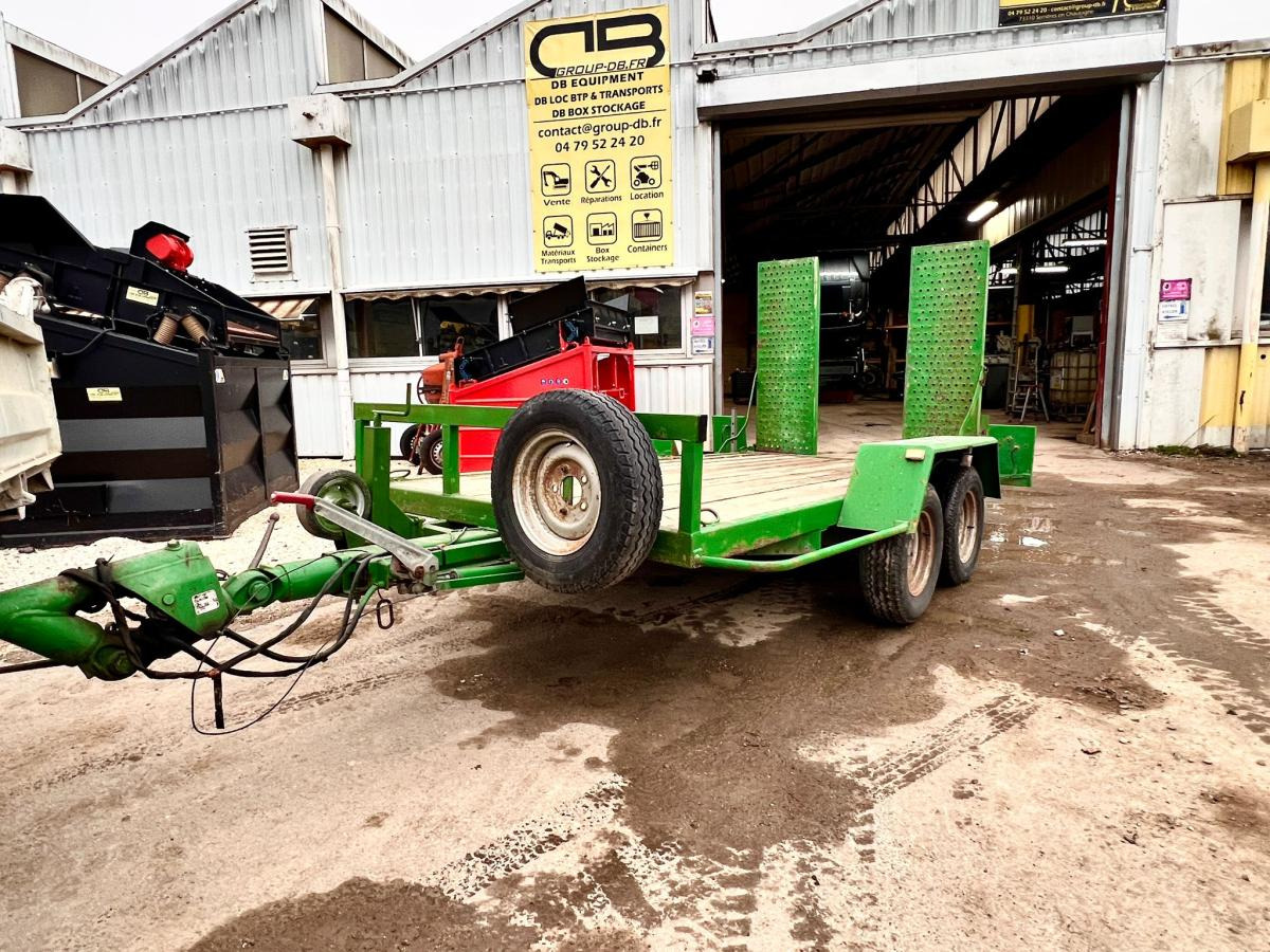Bouveret R23200 REMORQUE PORTE ENGIN 2 ESSIEUX 3,2T - Låg lastare trailer: bild 1 Bouveret R23200 REMORQUE PORTE ENGIN 2 ESSIEUX 3,2T - Låg lastare trailer: bild 1