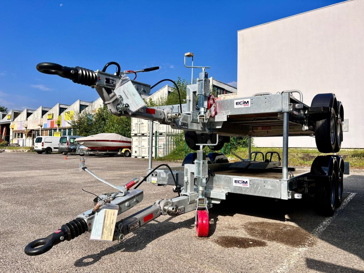 Ecim E350AF REMORQUE PORTE ENGINS 2 ESSIEUX 3T5 NEUVE - Biltransportsläp: bild 2 Ecim E350AF REMORQUE PORTE ENGINS 2 ESSIEUX 3T5 NEUVE - Biltransportsläp: bild 2