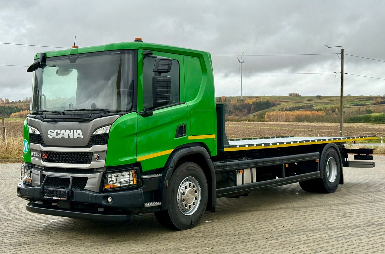 SCANIA P320 / PLATFORMA / NOWY / 5 TYŚ KM / SYPIALKA / 2023 ROK / CAŁA NA PODUSZKACH / 7.7 M DŁUGOŚCI / LAWETA / DO PRZEWOZU MASZYN ROLNICZYCH ITP - Flakbil: bild 2 SCANIA P320 / PLATFORMA / NOWY / 5 TYŚ KM / SYPIALKA / 2023 ROK / CAŁA NA PODUSZKACH / 7.7 M DŁUGOŚCI / LAWETA / DO PRZEWOZU MASZYN ROLNICZYCH ITP - Flakbil: bild 2