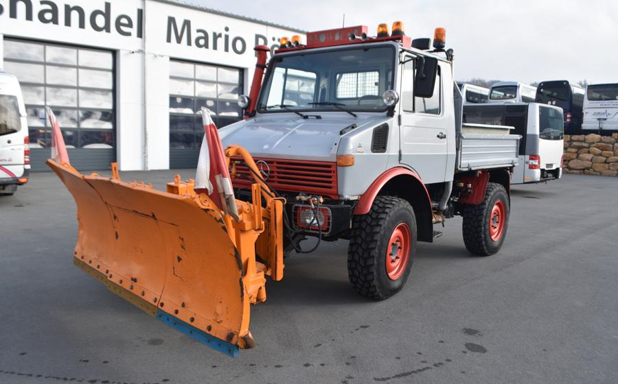 Mercedes-Benz Unimog 424 - Tippbil lastbil: bild 2 Mercedes-Benz Unimog 424 - Tippbil lastbil: bild 2