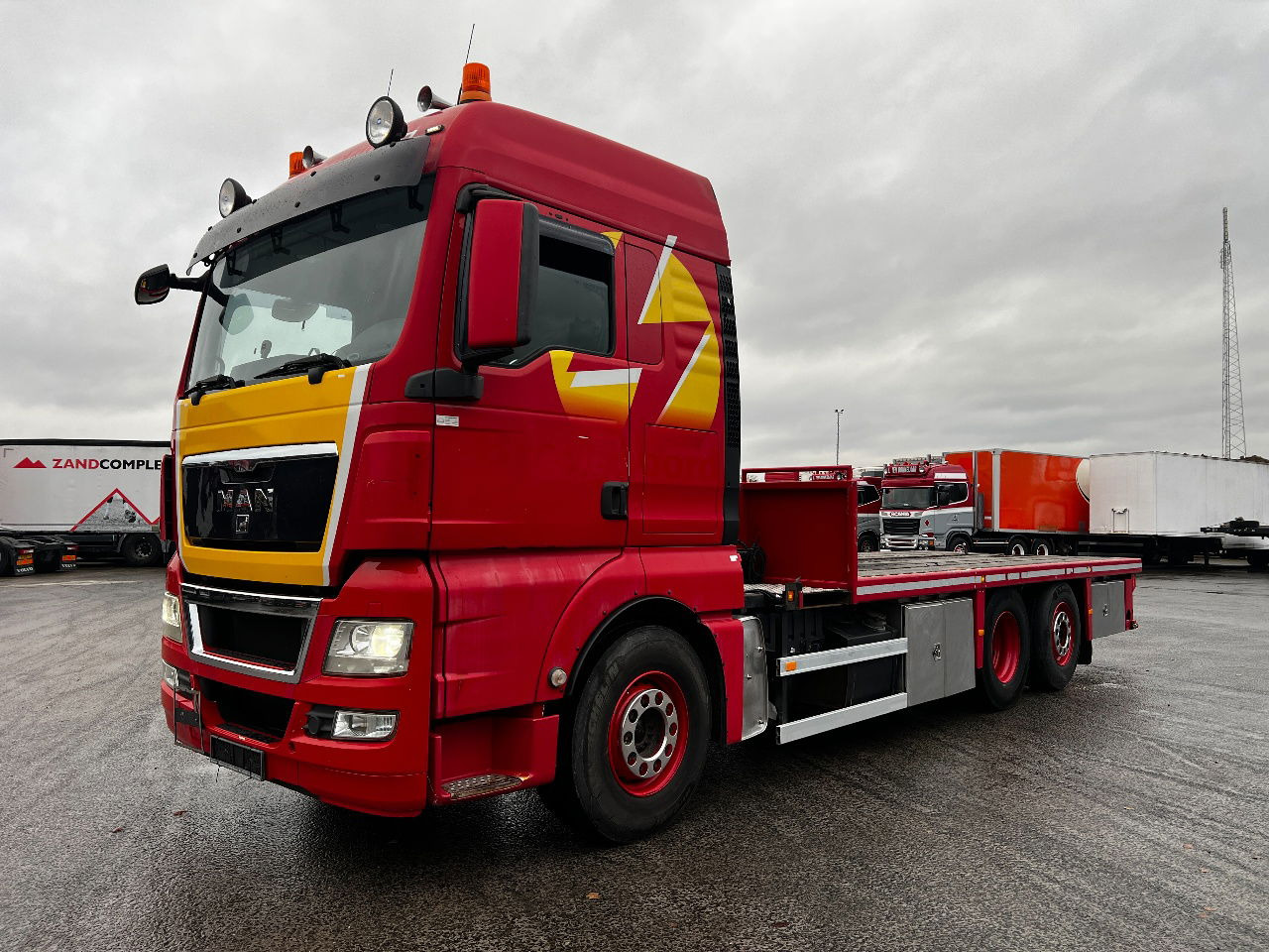 MAN TGX 26.480 XLX 6x2, Retarder, Full air susp - Flakbil: bild 1 MAN TGX 26.480 XLX 6x2, Retarder, Full air susp - Flakbil: bild 1