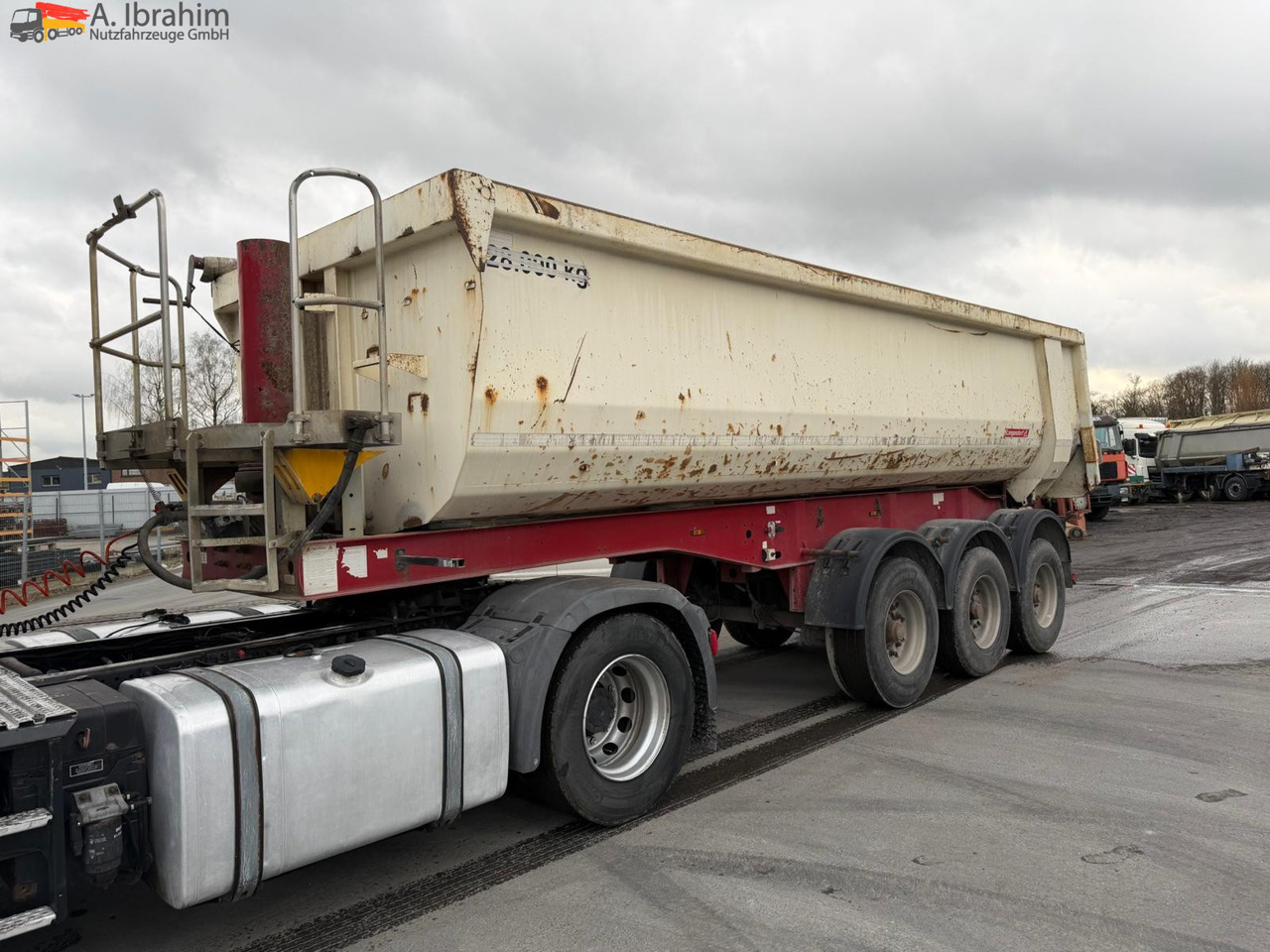 Langendorf SKS-HS 24/30 Hardox | Stahlmulde | 26m³ | Scheibenbremse | Lift-Achse - Tippbil semitrailer: bild 1 Langendorf SKS-HS 24/30 Hardox | Stahlmulde | 26m³ | Scheibenbremse | Lift-Achse - Tippbil semitrailer: bild 1