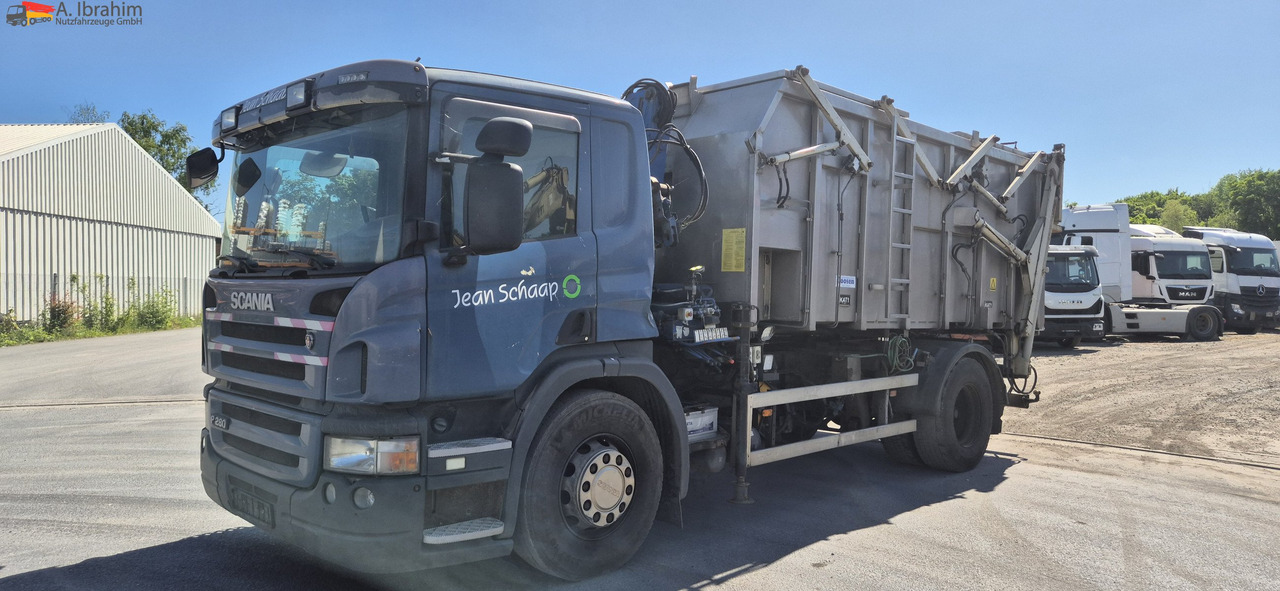 Scania P 280 Edelstahlkipper für Tierabfälle 2 Kammer - Tippbil lastbil, Kranbil: bild 1 Scania P 280 Edelstahlkipper für Tierabfälle 2 Kammer - Tippbil lastbil, Kranbil: bild 1