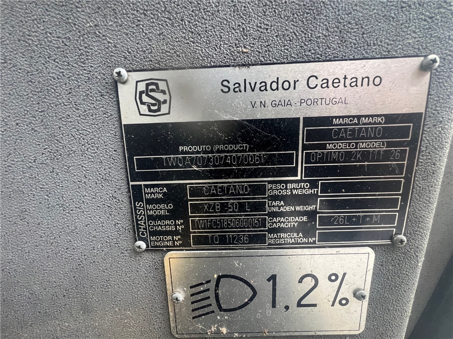 Turistbuss TOYOTA CAEETANO / OPTIMO 2K  28L: bild 11