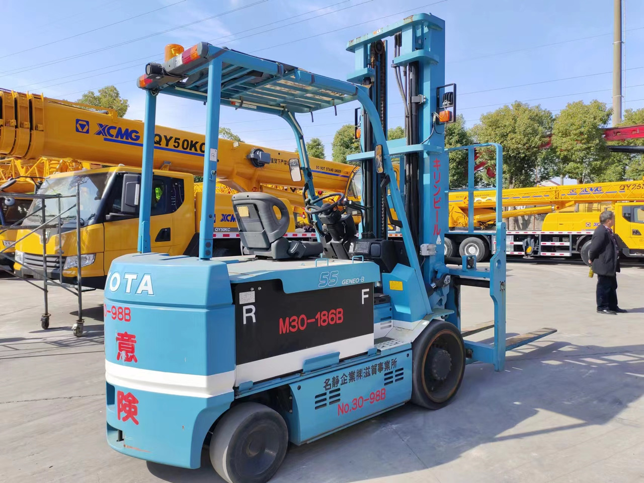 Eltruck TOYOTA 7FBCU55  electric forklift from Japan original: bild 6