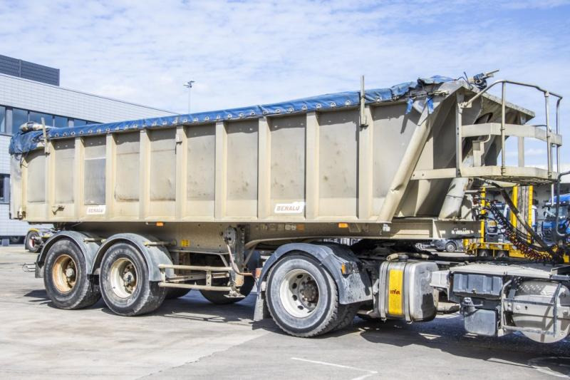 Benalu ALU + 2X BLAD/BLAD-SPRING-STEEL - Tippbil semitrailer: bild 2 Benalu ALU + 2X BLAD/BLAD-SPRING-STEEL - Tippbil semitrailer: bild 2