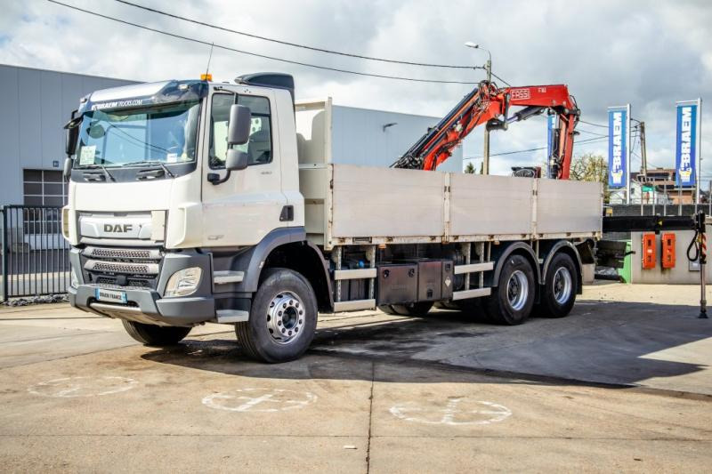 DAF CF 450-6X4+FASSI18T/M(3EXT)-78500KM - Flakbil, Kranbil: bild 3 DAF CF 450-6X4+FASSI18T/M(3EXT)-78500KM - Flakbil, Kranbil: bild 3