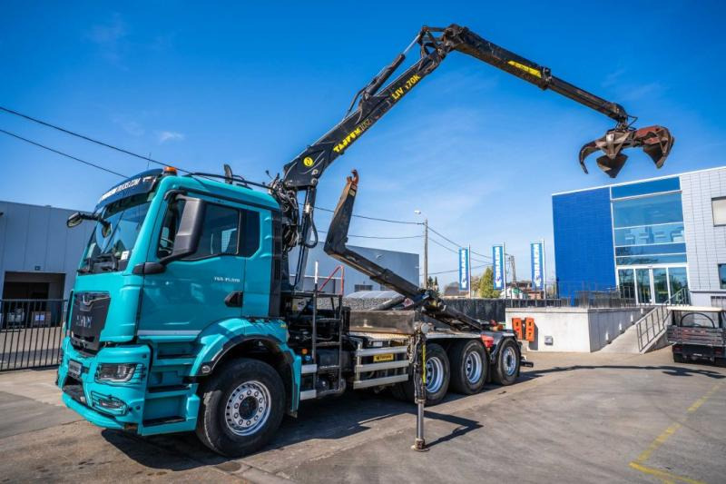 MAN TGS 35.510 8X4-4 BL + TAJFUN L170 K - Lastväxlare lastbil, Kranbil: bild 1 MAN TGS 35.510 8X4-4 BL + TAJFUN L170 K - Lastväxlare lastbil, Kranbil: bild 1