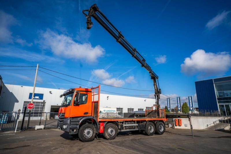 Mercedes AROCS 3243+HIAB XS211 EP5 HI DUO /5 X - Flakbil, Kranbil: bild 1 Mercedes AROCS 3243+HIAB XS211 EP5 HI DUO /5 X - Flakbil, Kranbil: bild 1
