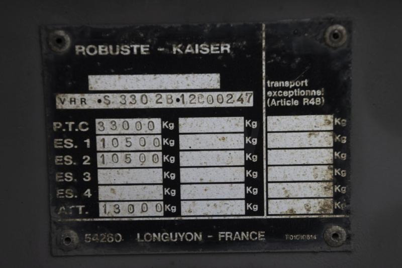 ROBUSTE-KAISER S3302-2XLAMES/BLAD/SPRING - Tippbil semitrailer: bild 5 ROBUSTE-KAISER S3302-2XLAMES/BLAD/SPRING - Tippbil semitrailer: bild 5
