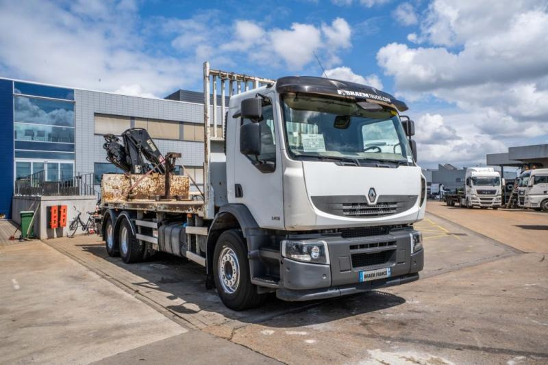 Renault LANDER 340 DXI-6X4+HIAB 14 T/m/3xhydr. - Flakbil, Kranbil: bild 2 Renault LANDER 340 DXI-6X4+HIAB 14 T/m/3xhydr. - Flakbil, Kranbil: bild 2