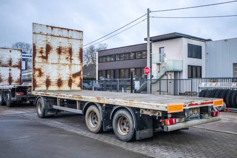 Trouillet PLATEAU + 3 ASSEN DOLLY - Flaksläp: bild 4 Trouillet PLATEAU + 3 ASSEN DOLLY - Flaksläp: bild 4