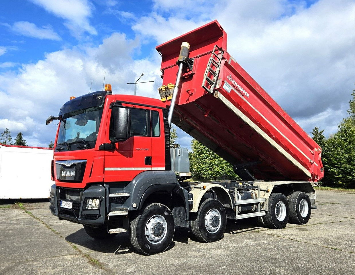 MAN TGS 41.480 8x8 - Tipper - Mileage only 224 078 km - Tippbil lastbil: bild 2 MAN TGS 41.480 8x8 - Tipper - Mileage only 224 078 km - Tippbil lastbil: bild 2