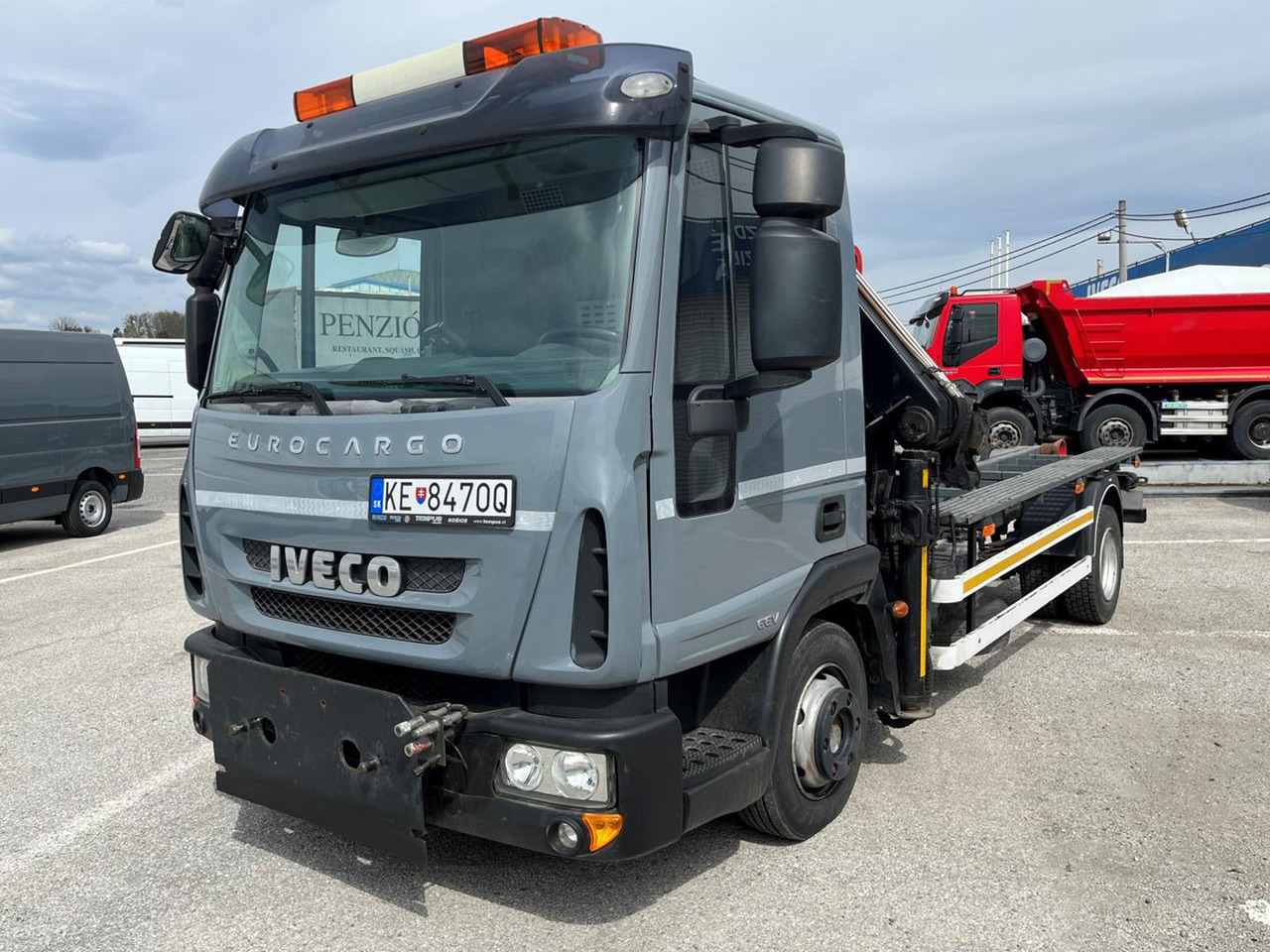 Iveco EuroCargo, 80E18, Hákový nosič kontajnerov - Lastväxlare lastbil, Kranbil: bild 3 Iveco EuroCargo, 80E18, Hákový nosič kontajnerov - Lastväxlare lastbil, Kranbil: bild 3