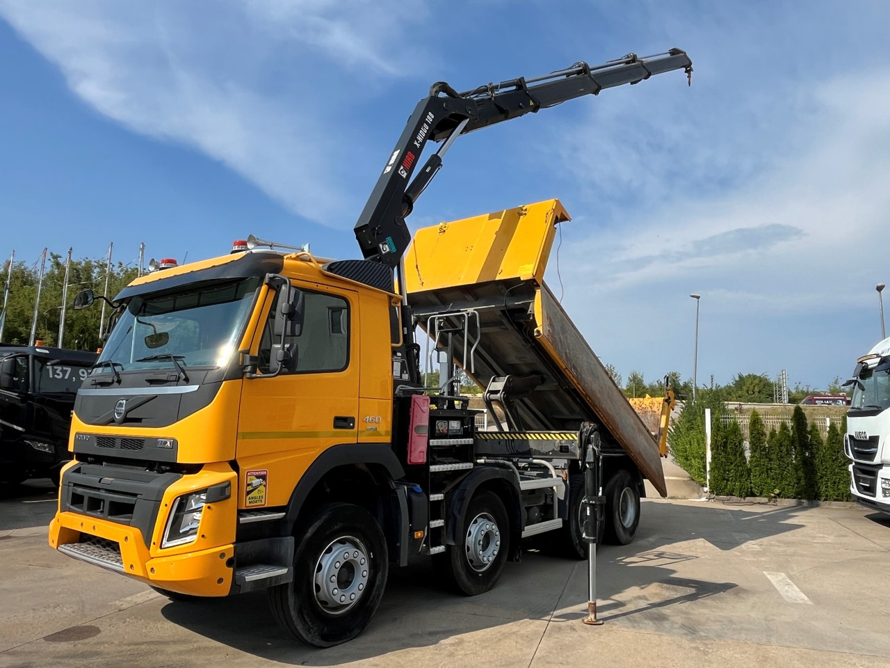VOLVO FMX 460,  8x4, 2017, HIAB 188 - Tippbil lastbil, Kranbil: bild 3 VOLVO FMX 460,  8x4, 2017, HIAB 188 - Tippbil lastbil, Kranbil: bild 3