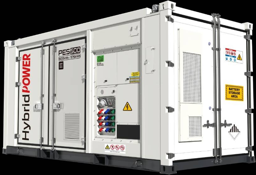 PES500 Hybrid Energy System - 500 kVA - 576 kWh  - Elgenerator: bild 1 PES500 Hybrid Energy System - 500 kVA - 576 kWh  - Elgenerator: bild 1