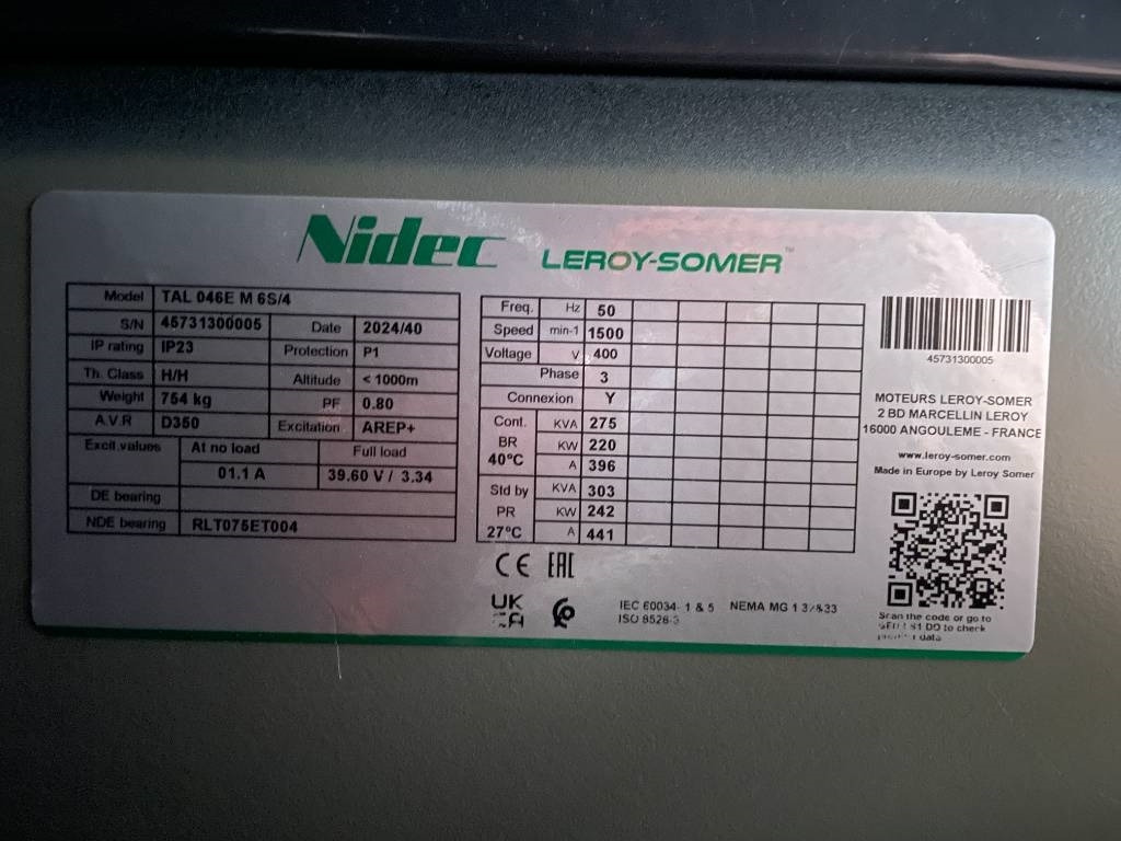 Scania DC09 - 300 kVA Generator - DPX-17947 - Elgenerator: bild 3 Scania DC09 - 300 kVA Generator - DPX-17947 - Elgenerator: bild 3