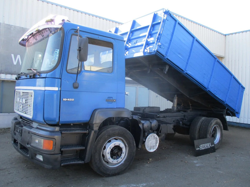 MAN 19.422 , Manual , 3 way tipper , Spring suspension - Tippbil lastbil: bild 1 MAN 19.422 , Manual , 3 way tipper , Spring suspension - Tippbil lastbil: bild 1