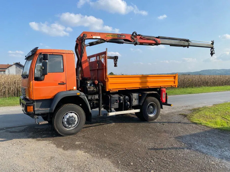 MAN LE 18-280 , 4X4 , Tipper , Palfinger PK 9501 - Tippbil lastbil, Kranbil: bild 1 MAN LE 18-280 , 4X4 , Tipper , Palfinger PK 9501 - Tippbil lastbil, Kranbil: bild 1