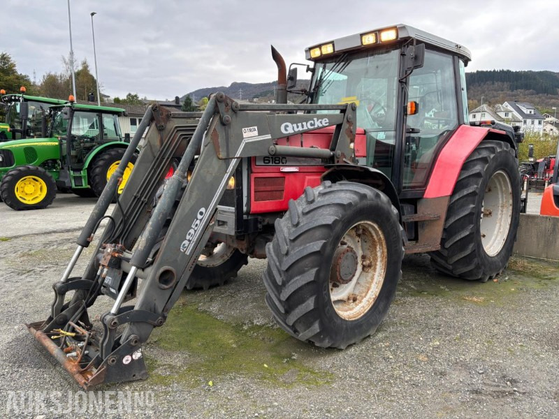 1996 Massey Ferguson 6180. Quicke Q950 Frontlaster - Traktor: bild 2 1996 Massey Ferguson 6180. Quicke Q950 Frontlaster - Traktor: bild 2