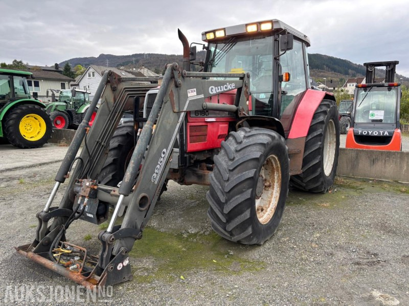 1996 Massey Ferguson 6180. Quicke Q950 Frontlaster - Traktor: bild 1 1996 Massey Ferguson 6180. Quicke Q950 Frontlaster - Traktor: bild 1