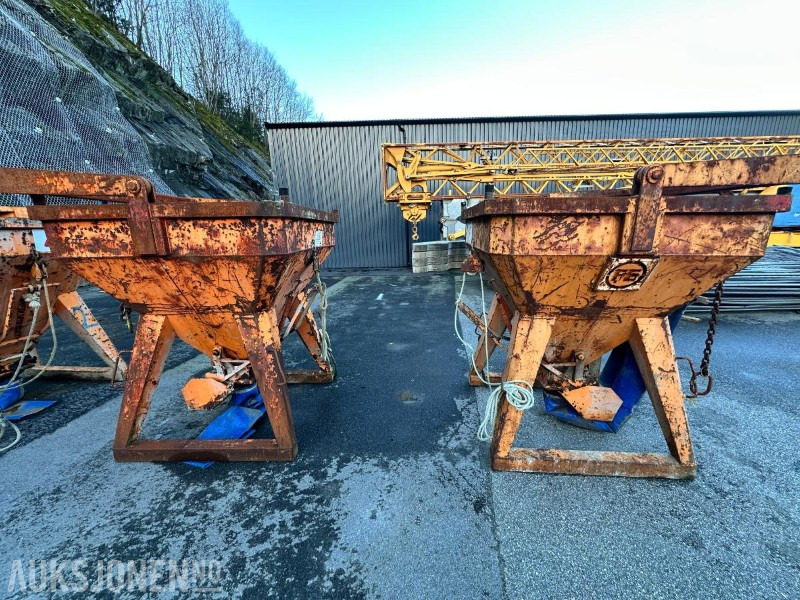 2 stk Eichinger 1500L Betongtobber - Entreprenadutrustning: bild 1 2 stk Eichinger 1500L Betongtobber - Entreprenadutrustning: bild 1