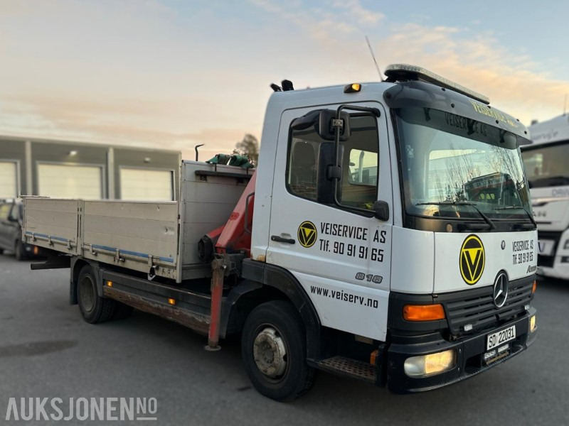 2004 Mercedes-Benz Atego 818/36 AT – Planbil med Fassi F60 kran – EU-godkjent til 02/2026 – Kjørbar - Kranbil: bild 3 2004 Mercedes-Benz Atego 818/36 AT – Planbil med Fassi F60 kran – EU-godkjent til 02/2026 – Kjørbar - Kranbil: bild 3