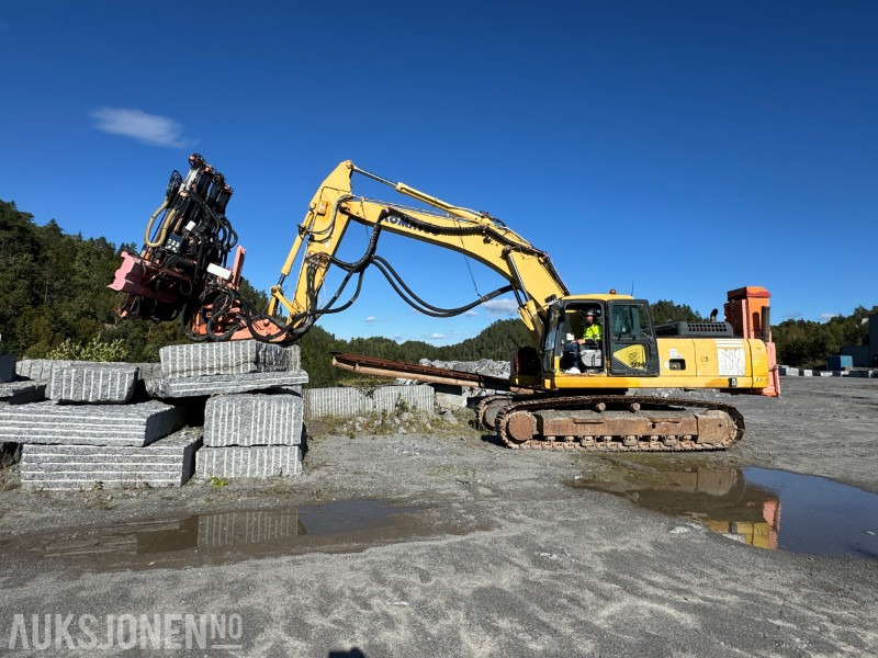 2005 Komatsu PC340 LC-7 Gravemaskin m/ Sandvik DQ440 steintrimmer - Borrmaskin: bild 2 2005 Komatsu PC340 LC-7 Gravemaskin m/ Sandvik DQ440 steintrimmer - Borrmaskin: bild 2