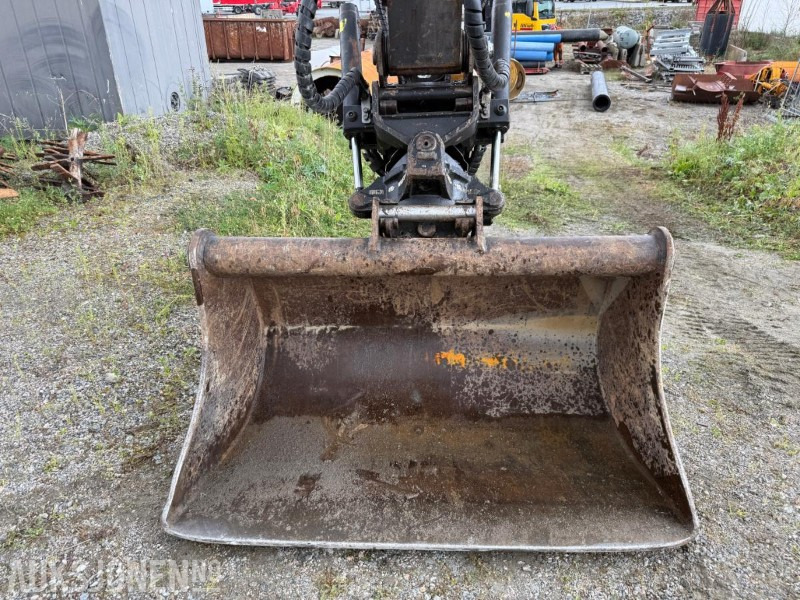 Grävmaskin 2006 Volvo EW140B Hjulgraver m/pallegaffel og skuff - Steelwrist tiltrotator.: bild 16