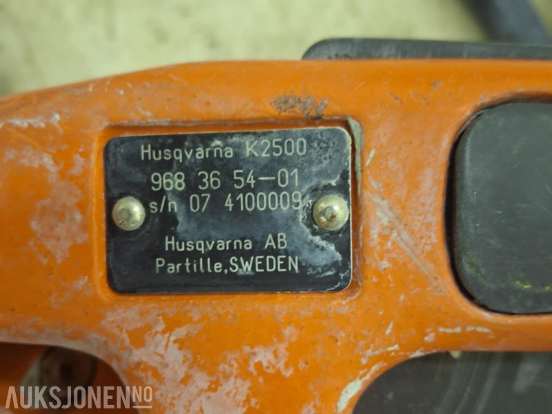 2007 Husqvarna betongsag med hydraulisk aggregat og ringsag - Entreprenadutrustning: bild 5 2007 Husqvarna betongsag med hydraulisk aggregat og ringsag - Entreprenadutrustning: bild 5