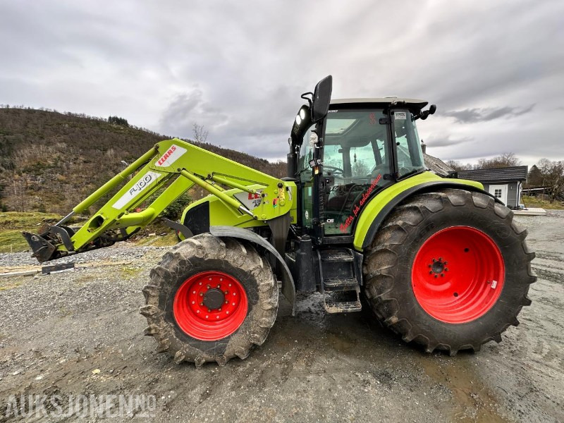 2011 Claas Arion 430 med FL100 frontlaster – 133 hk, nye dekk, kamera og hydraulisk redskapslås, 3755 timer - Traktor: bild 2 2011 Claas Arion 430 med FL100 frontlaster – 133 hk, nye dekk, kamera og hydraulisk redskapslås, 3755 timer - Traktor: bild 2