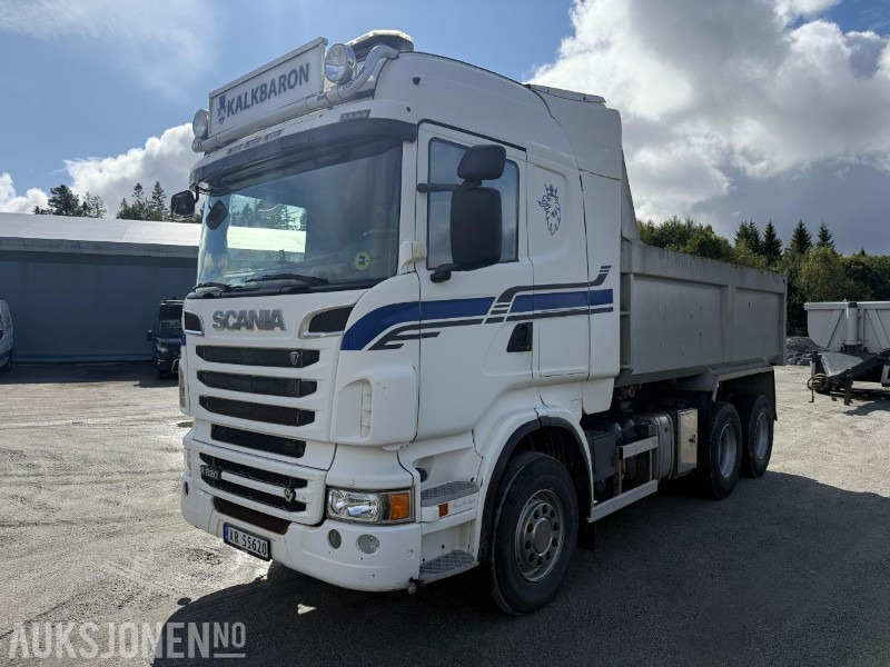 2011 Scania R620 6X4 Tippbil med 2005 Carnehl trippelkjerre - Tippbil lastbil: bild 1 2011 Scania R620 6X4 Tippbil med 2005 Carnehl trippelkjerre - Tippbil lastbil: bild 1