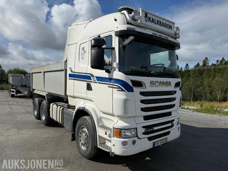 2011 Scania R620 6X4 Tippbil med 2005 Carnehl trippelkjerre - Tippbil lastbil: bild 2 2011 Scania R620 6X4 Tippbil med 2005 Carnehl trippelkjerre - Tippbil lastbil: bild 2