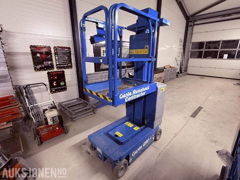 2012 Genie GRC-12 Mastelift - 5,5 m - 213 timer - Uttrekkbar plate - Lift: bild 1 2012 Genie GRC-12 Mastelift - 5,5 m - 213 timer - Uttrekkbar plate - Lift: bild 1