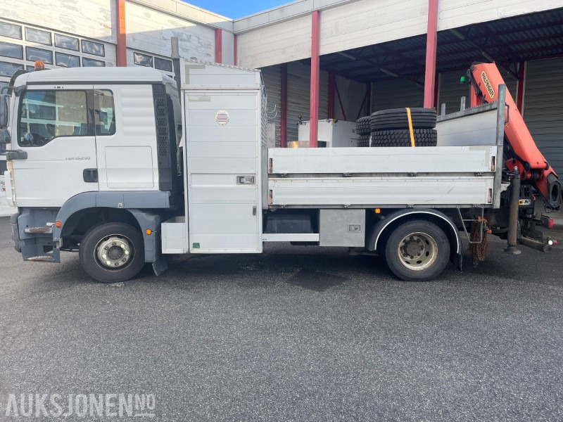 2013 MAN TGM 15.290 E- verkspåbygg med bak montert kran (Palfinger PK9002 – EH) og vinsj - Nye vinterfelger og dekk NYLIG EU OK - Kranbil: bild 4 2013 MAN TGM 15.290 E- verkspåbygg med bak montert kran (Palfinger PK9002 – EH) og vinsj - Nye vinterfelger og dekk NYLIG EU OK - Kranbil: bild 4