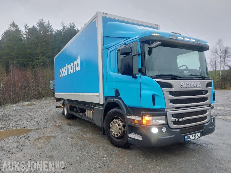 2013 Scania P-serie p280 lav km sideåpning på skap EURO 5 eu ok 11.2026 - Lastbil med skåp: bild 2 2013 Scania P-serie p280 lav km sideåpning på skap EURO 5 eu ok 11.2026 - Lastbil med skåp: bild 2