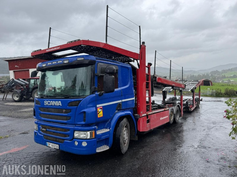2015 Scania P 450 biltransport med henger / EU-godkjent - Biltransportbil lastbil: bild 1 2015 Scania P 450 biltransport med henger / EU-godkjent - Biltransportbil lastbil: bild 1