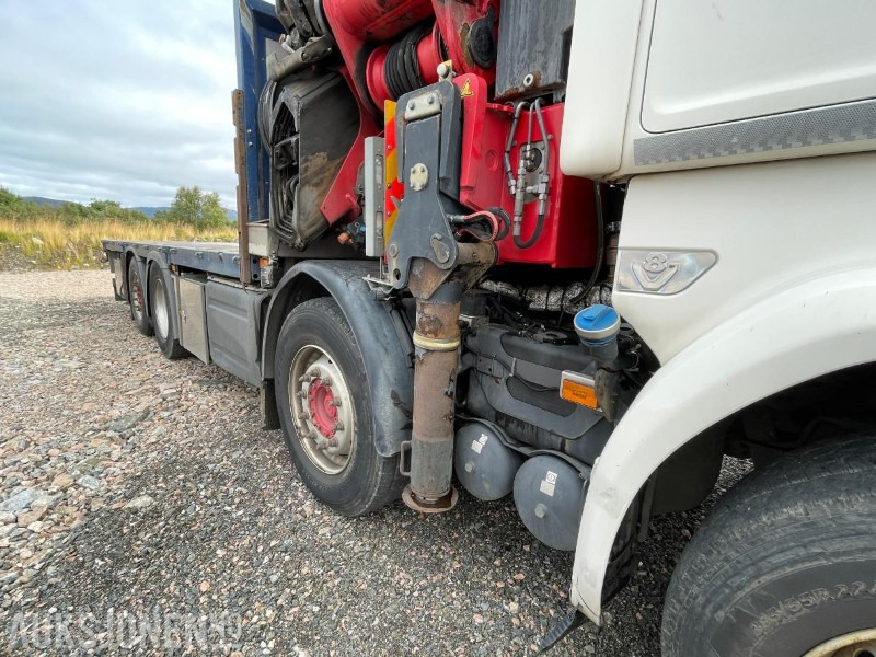 Kranbil 2016 Scania R-serie 8x2 HMF 85TM kranbil, Komplett karmsett, Kran sertifisert Aug 2025, Eu godkjent til 05.10.2026, klar til nye oppdrag !: bild 17 Kranbil 2016 Scania R-serie 8x2 HMF 85TM kranbil, Komplett karmsett, Kran sertifisert Aug 2025, Eu godkjent til 05.10.2026, klar til nye oppdrag !: bild 17