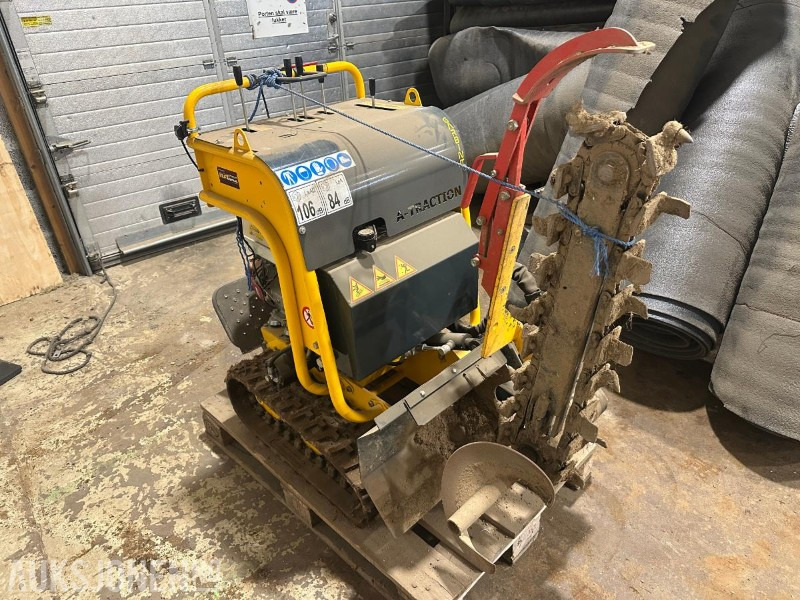 Entreprenadutrustning 2020 Gabin MAK A-Traction - Beltegående kjedegraver med ståplate - Gått 10 timer: bild 1