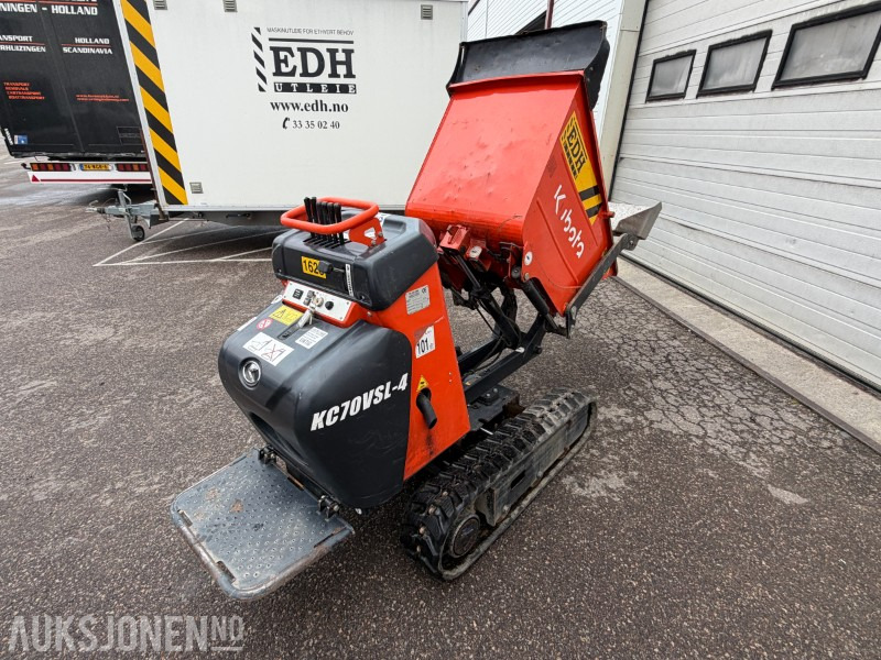 2022 Kubota KC70 minidumper - 7kW - 3600 rpm - Beltebredder - Dumper: bild 5 2022 Kubota KC70 minidumper - 7kW - 3600 rpm - Beltebredder - Dumper: bild 5