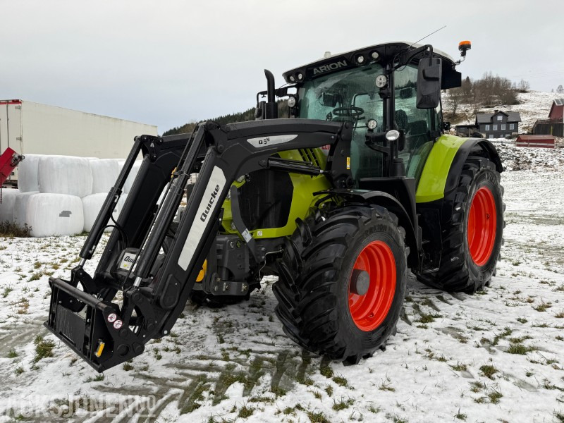 2023 Claas Arion 550, kun 759 timar - Quicke frontlaster (med vekt) - Traktor: bild 1 2023 Claas Arion 550, kun 759 timar - Quicke frontlaster (med vekt) - Traktor: bild 1
