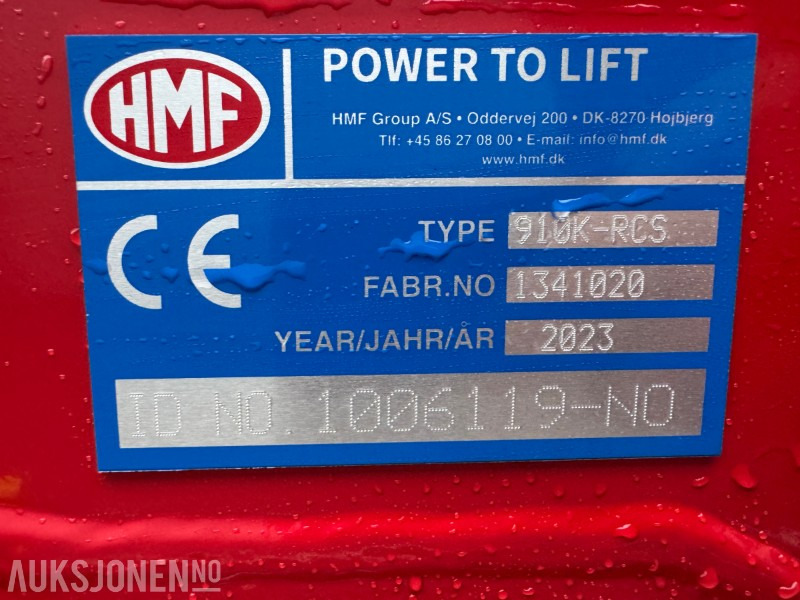 2023 HMF 910-RCS-K3 kran med fjernkontroll - Kranbil: bild 5 2023 HMF 910-RCS-K3 kran med fjernkontroll - Kranbil: bild 5