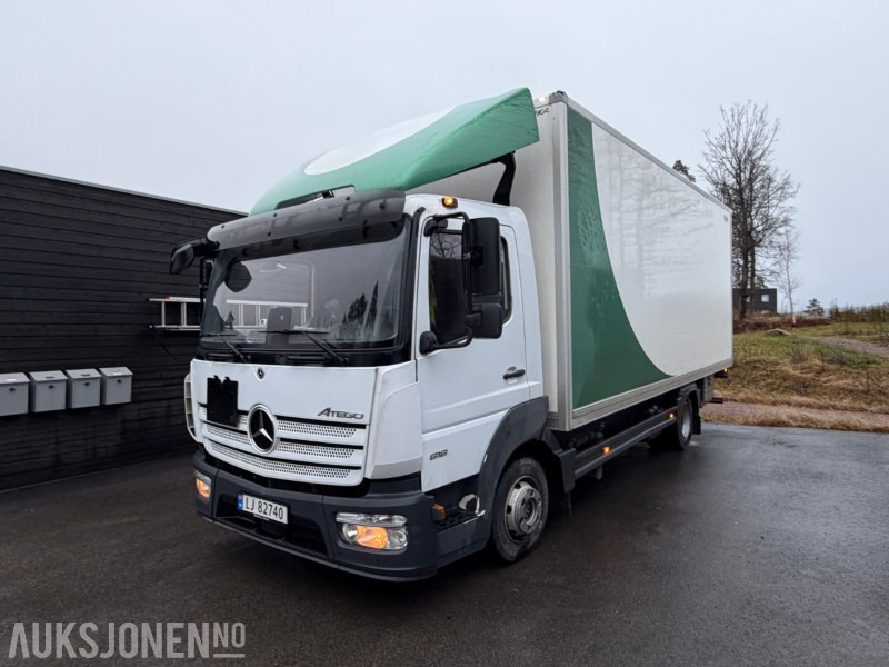 2023 Mercedes-Benz Atego 818 kjøpt ny i Norge - Baklem - 266855 km - Lastbil med skåp: bild 1 2023 Mercedes-Benz Atego 818 kjøpt ny i Norge - Baklem - 266855 km - Lastbil med skåp: bild 1