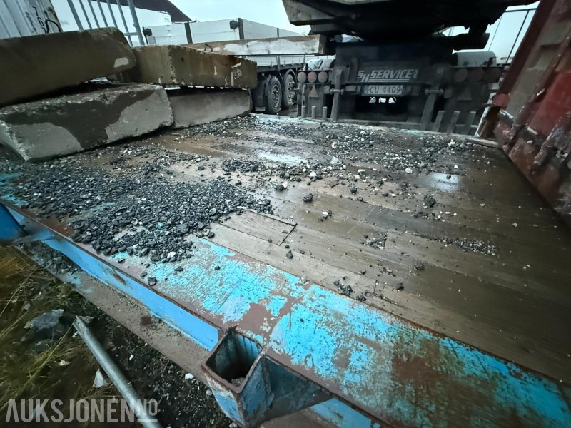 40 Fots flak til sidelaster - med støttelabber - Flakbyggnation: bild 3 40 Fots flak til sidelaster - med støttelabber - Flakbyggnation: bild 3