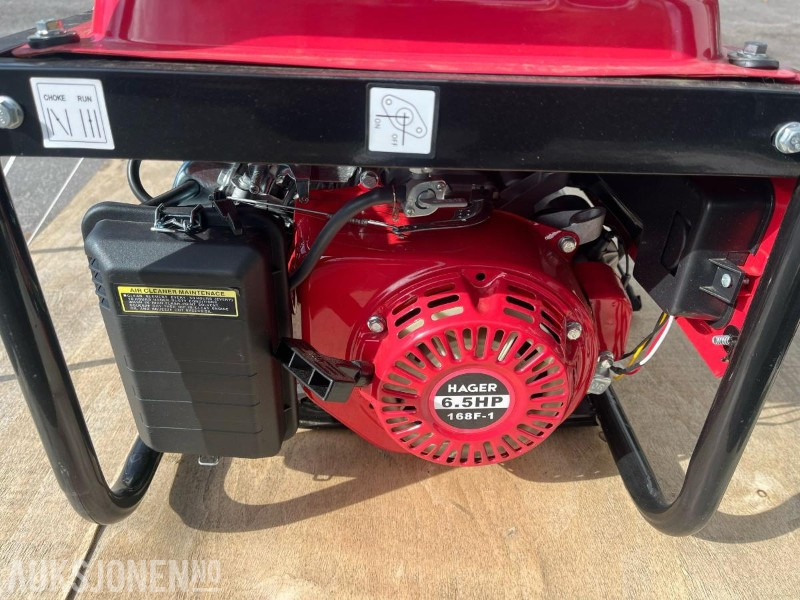 HAGER BENSIN AGGREGAT *UBRUKT* - Entreprenadutrustning: bild 4 HAGER BENSIN AGGREGAT *UBRUKT* - Entreprenadutrustning: bild 4