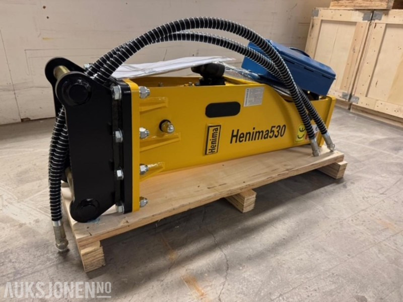 NY HENIMA PIGGHAMMER TIL 2,5-4,5 TONNS GRAVEMASKIN S40 - Hydraulisk hammare: bild 3 NY HENIMA PIGGHAMMER TIL 2,5-4,5 TONNS GRAVEMASKIN S40 - Hydraulisk hammare: bild 3