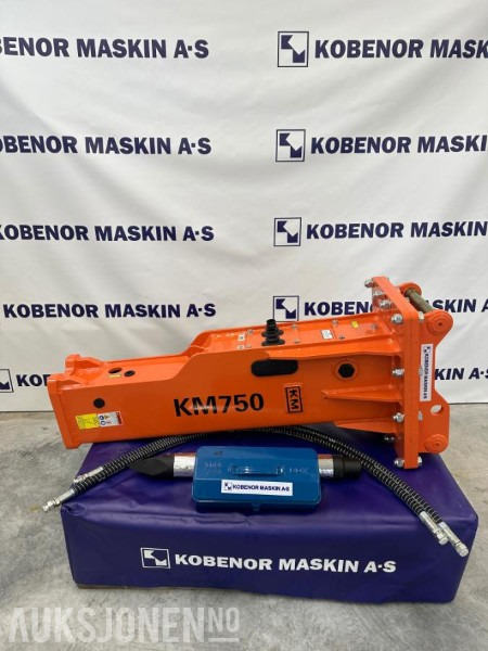 NY KM 750 Pigghammer s40/s50 CE merket FABRIKKGARANTI - Hydraulisk hammare: bild 1 NY KM 750 Pigghammer s40/s50 CE merket FABRIKKGARANTI - Hydraulisk hammare: bild 1