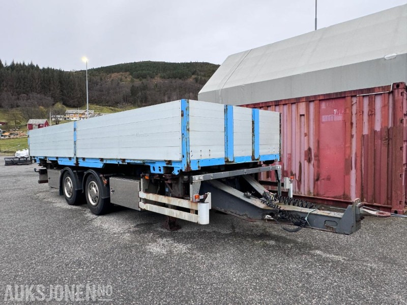 2002 Goebel & Sohn Containerchassi / Boggi kjerre med Køgel 745 Vekselflak med aluminiumskarmer - Släp: bild 3 2002 Goebel & Sohn Containerchassi / Boggi kjerre med Køgel 745 Vekselflak med aluminiumskarmer - Släp: bild 3